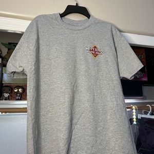 superior gray shirt